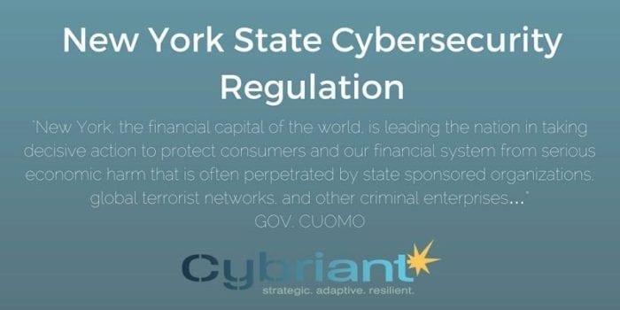 New York State Cybersecurity Regulation