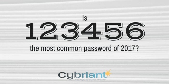 THIS was the most common password in 2017?