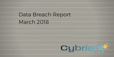 March 2018 Data Breach Update