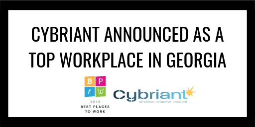 Cybriant Announced as a Top Workplace in Georgia