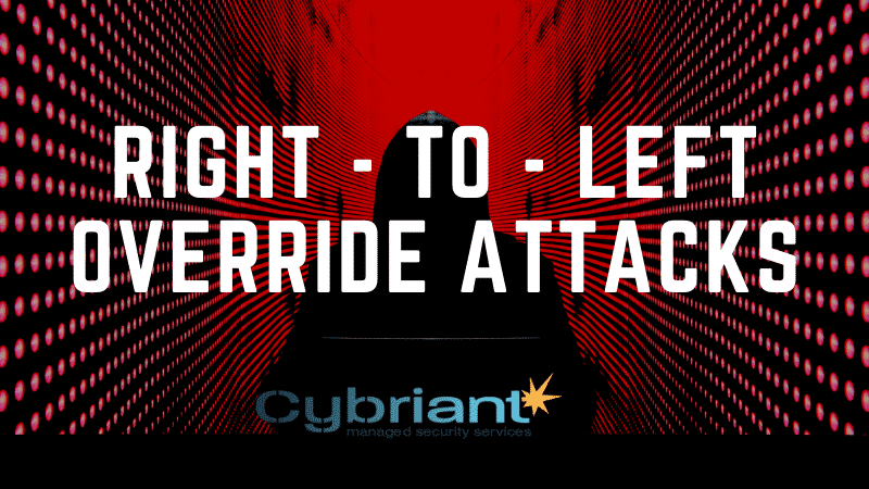 right-to-left override attack