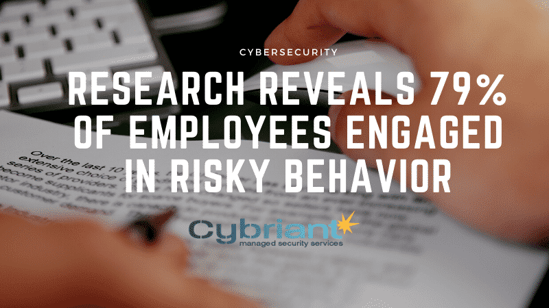 Cybriant | Cybersecurity: Research Reveals 79% of Employees Engaged in Risky Behavior